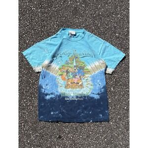 Vintage Splash Mountain Disney World Tie Dye T Shirt Magic Kingdom Small